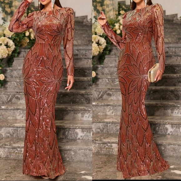 Dusty Grey Silk Sequins Embroidered Elegant Luxe Party Wear
